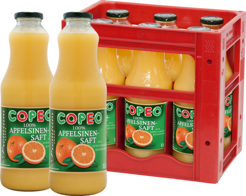 COPEO Apfelsinensaft 1L Mehrwegflasche