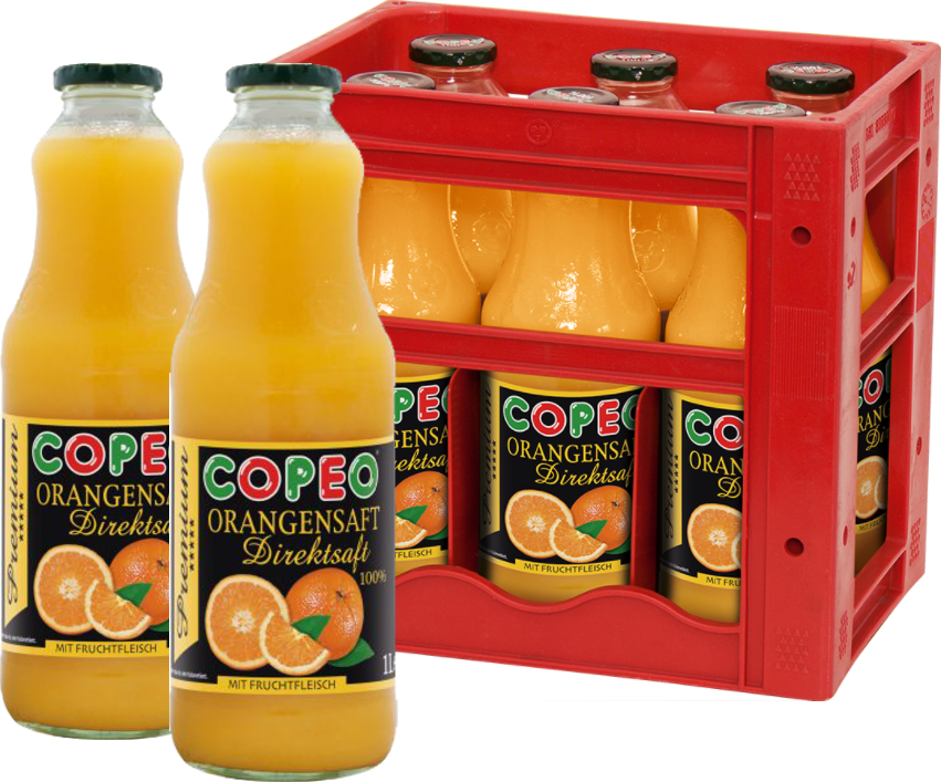 COPEO Orangensaft 1L Mehrwegflasche